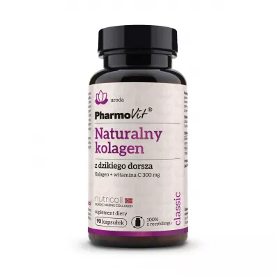 Pharmovit Naturalny kolagen z dzikiego dorsza - suplement diety 90 kaps.