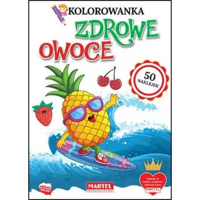 Kolorowanka Zdrowe owoce