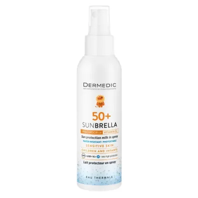 Sunbrella Baby Sun Protection Spray ochronny spray do sk�ry wra�liwej dla dzieci i niemowl�t od 6 miesi�ca �ycia SPF 50+