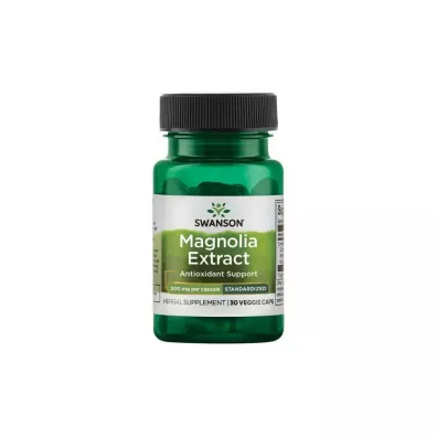 Swanson Magnolia lekarska ekstrakt 200 mg Suplement diety 30 kaps.