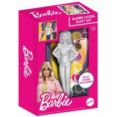 Barbie figurka gipsowa +farbki 2 wzory Rms-Import