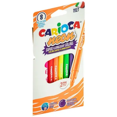Carioca Pisaki neon 8 szt.