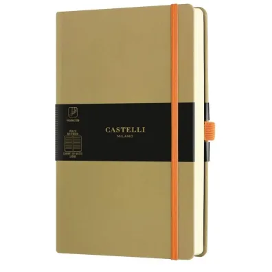 Castelli Notatnik Aquarela Olive linia