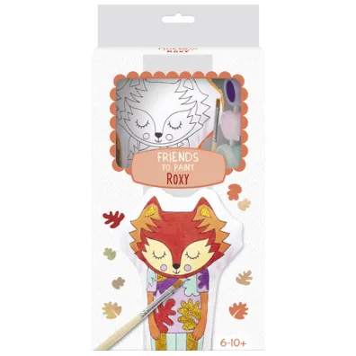 Zestaw kreatywny Maskotka do pomalowania Lisek Roxy Avenue Mandarine