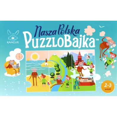 Puzzle PuzzloBajka Nasza Polska Kangur
