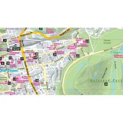 Edynburg� map&guide�laminat 2025