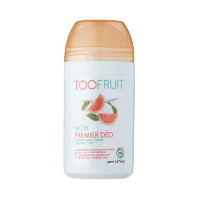 Toofruit Dezodorant w kulce dla dzieci Grejpfrut i Mięta, 5+ 50 ml