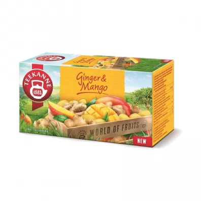 Teekanne Herbata Owocowa Ginger & Mango, Imbir Mango 20 x 1,75 g