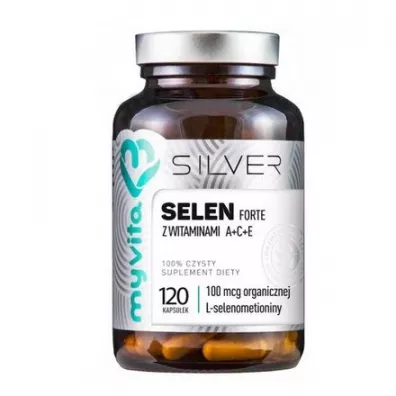MyVita Silver Pure 100% Selen 100 mcg - suplement diety 120 kaps.