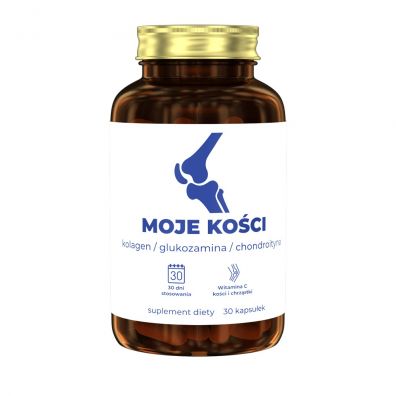 Noble Health Moje Kości suplement diety Kolagen & Glukozamina & Chondroityna 30 szt.