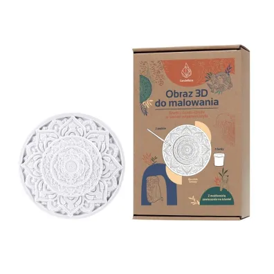 Obraz z 3D do malowania - Mandala of Change