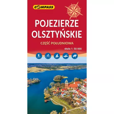 Pojezierze Olszty�skie cz�� po�udniowa mapa skala 1 : 50 000