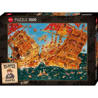Puzzle 1000 el. Wanted!-Dick, Loup Heye