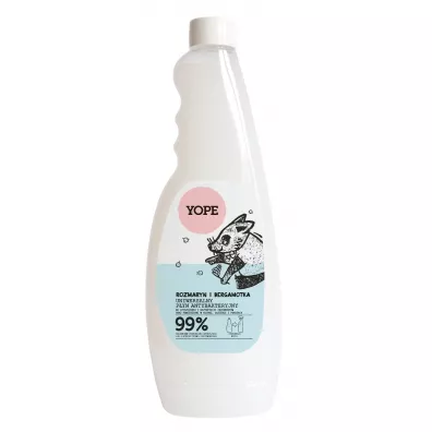 Yope Uniwersalny p�yn antybakteryjny do czyszczenia Refill Rozmaryn & Bergamotka 750 ml