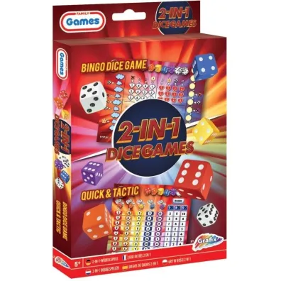 Gra 2w1 ko�ci i Bingo Grafix