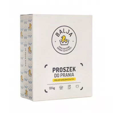 Balja Ekologiczny proszek do prania pieluch wielorazowych (27 pra�) 1.8 kg