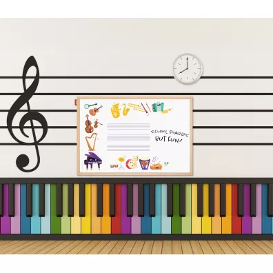 Tablica edukacyjna Music adventure! 60x40 cm