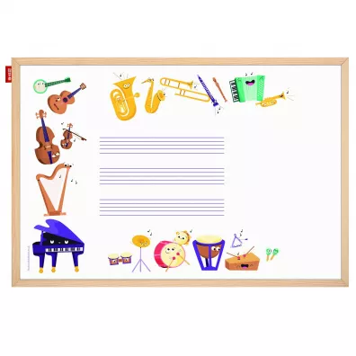 Tablica edukacyjna Music adventure! 60x40 cm