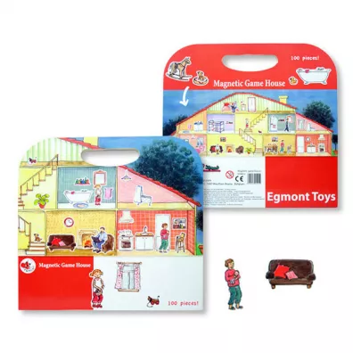Puzzle Uk�adanka + Gra magnetyczna - Dom Egmont Toys