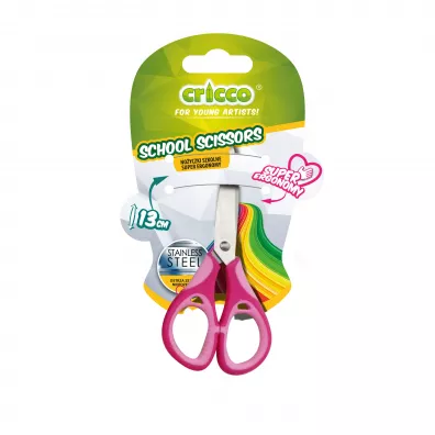 Cricco No�yczki szkolne ergonomiczne 13 cm
