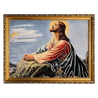 Obraz Haftowany Jezus w Ogr�jcu 42/32cm