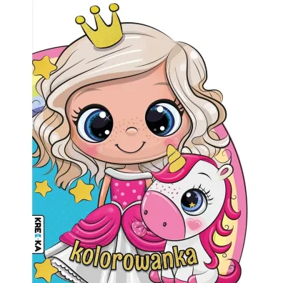 Ksi�niczka. Kolorowanka z wykrojnikiem