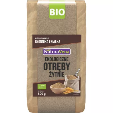 NaturaVena Otr�by �ytnie 500 g Bio