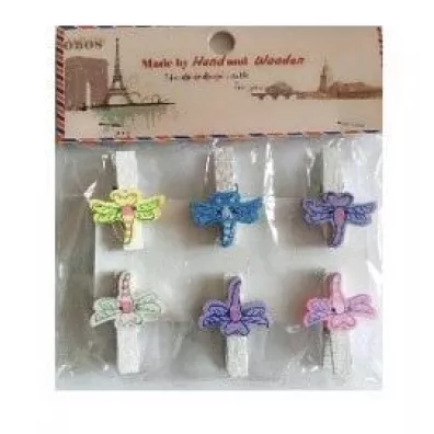 Galeria Hobby Klamerki ozdobne zwierz�ce wa�ki 6 szt.