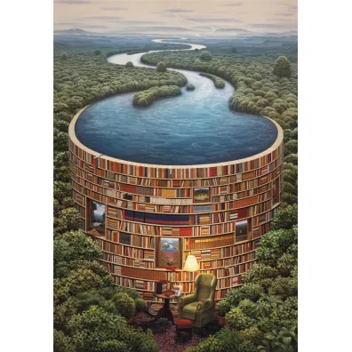Puzzle 1000 el. Bibliodame Clementoni