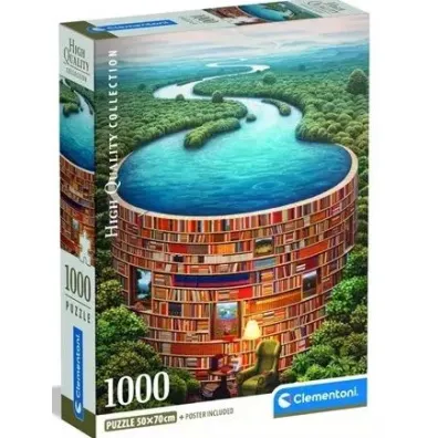 Puzzle 1000 el. Bibliodame Clementoni