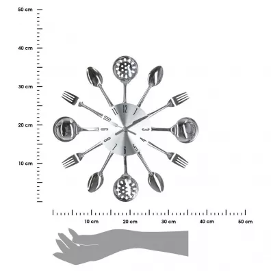 Zegar cienny Cutlery 38 cm