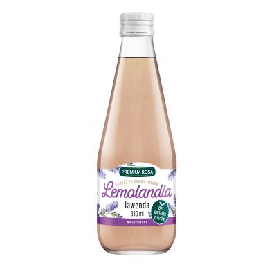 Premium Rosa Lemoniada z lawendy bez dodatku cukru Lemolandia 330 ml