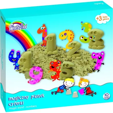 Piasek magiczny 600g Cyferki FIORELLO