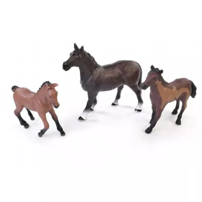 Figurki konikw z zagrod