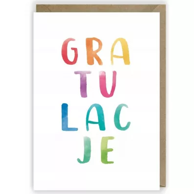 Cardie Kartka okoliczno�ciowa Gratulacje K042
