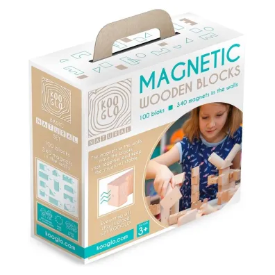Klocki drewniane Mega Natural