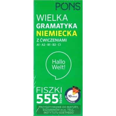 FISZKI 555 Wielka gramatyka Niemiecka z �w. A1/C1 W.2 PONS
