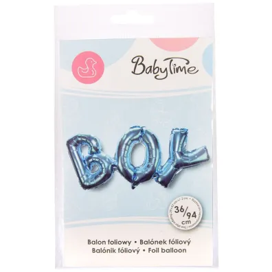 Arpex Balon foliowy napis Boy Baby Shower