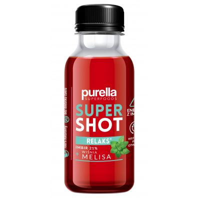 Purella Superfoods Super Shot Relaks imbir + winia + melisa 100 ml
