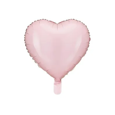 PartyDeco Balon foliowy serce jasny r�owy 45cm