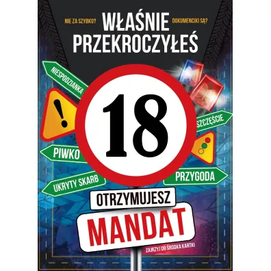 Armin Style KARNET URODZINY 18 B6 Z KOP AS GM-1265 FOL