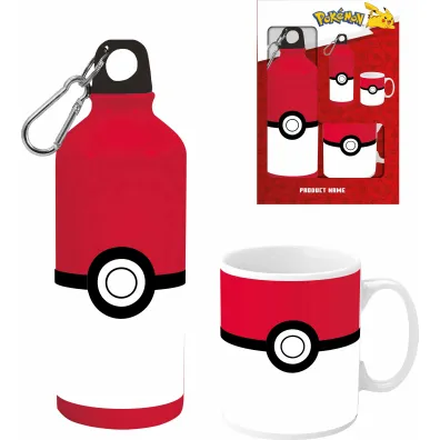 Zestaw kubek + butelka Pokemon 500ml PK00022