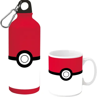 Zestaw kubek + butelka Pokemon 500ml PK00022