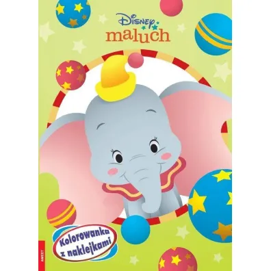 Disney maluch Dumbo Kolorowanka z naklejkami