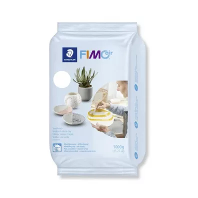 Staedtler Masa modelarska Fimo air basic 1kg bia�y 1000g