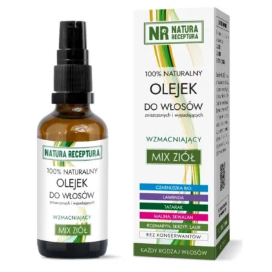 Natura Receptura Olejek do w�os�w MIX ZIӣ 50 ml