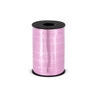 PartyDeco Wst��ka plastikowa r�owa 5 mmx225m