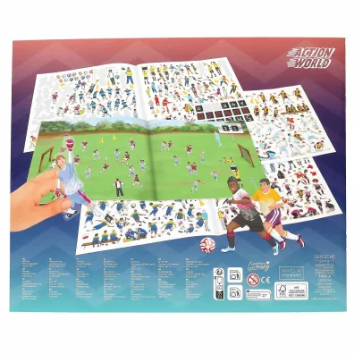 Zestaw z naklejkami Football 14207A