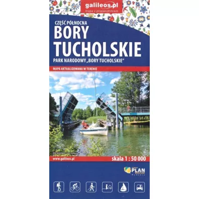 Bory Tucholskie-cz�� p�nocna. Park Narodowy skala 1: 50 000