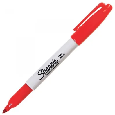 Abro Marker Sharpie Fine permanentny - czerwony (SHP-0810940)